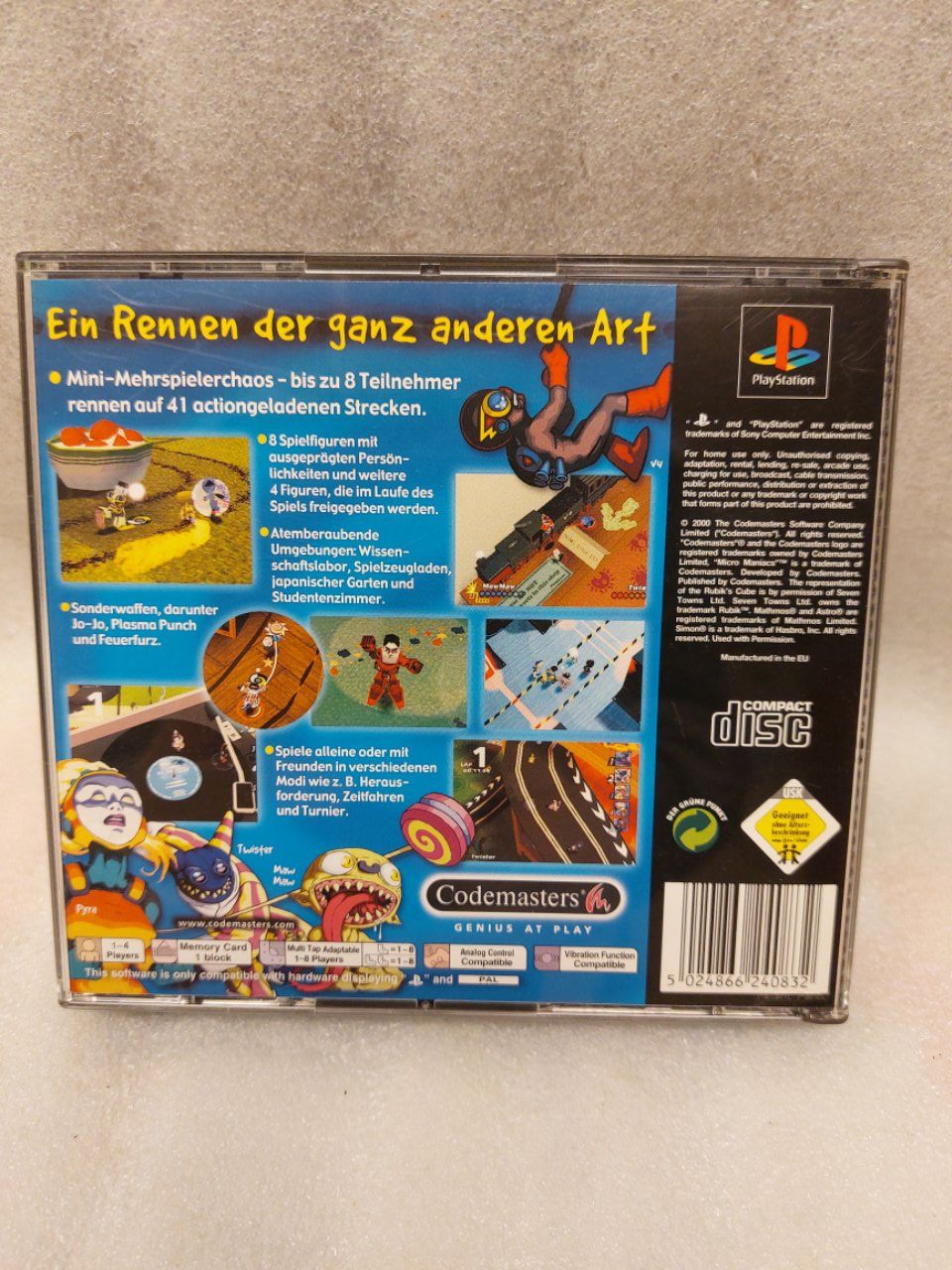 Sony Spiele: Micro Maniacs - PS1 – Gebraucht aus Pambio Noranco von Pol69 2