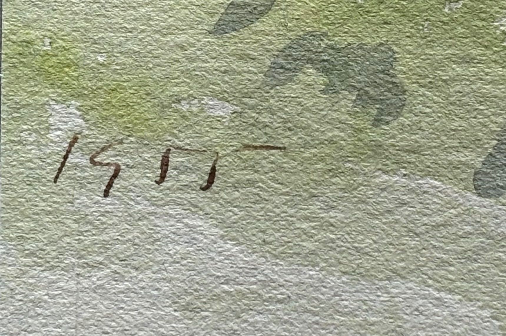 Gemälde: M. Debrunner, 1955 - Aquarell, Landschaft – Gebraucht aus Frauenfeld von Merk52 1