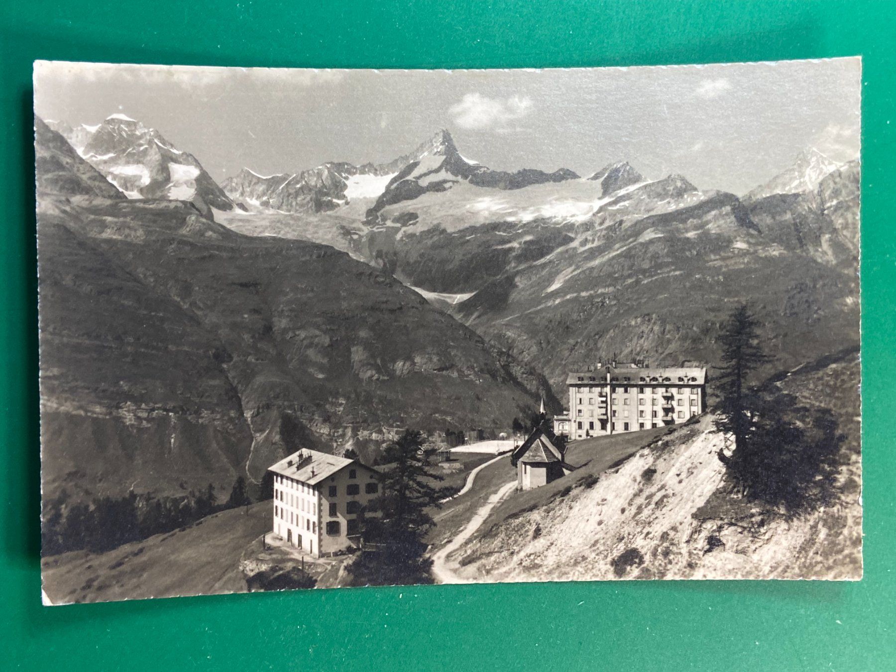 Ansichtskarten: Hotel Riffelalp ob Zermatt – Gebraucht aus Steg VS von danwer74