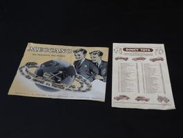 Meccano Verkaufsprospekt, dazu Dinky Toys Preisliste
