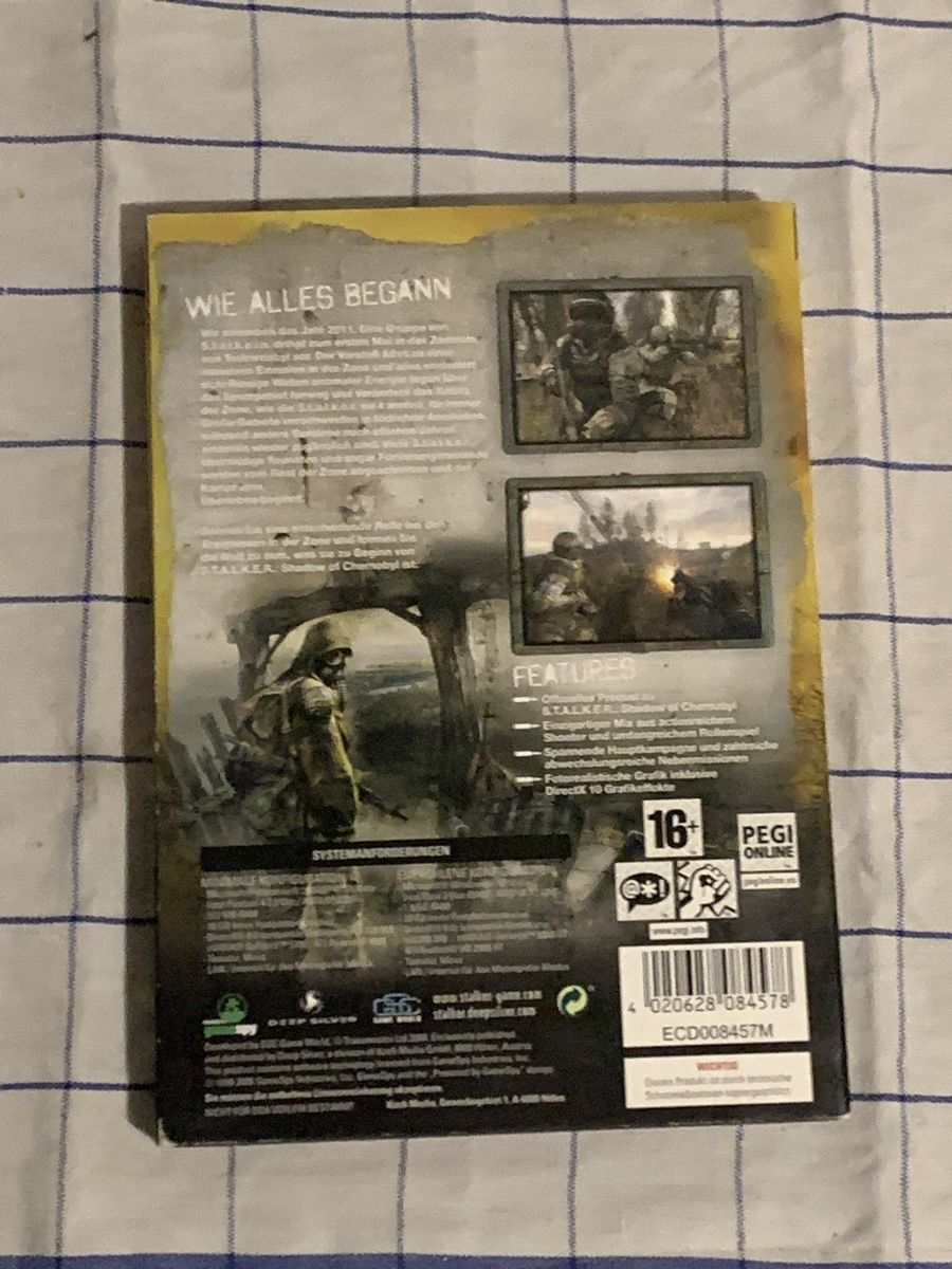Giochi: PC Spiel S.T.A.L.K.E.R. Clear Sky Deutsch DVD-ROM – Usato da Bärschwil venduto da Ranron1970 1