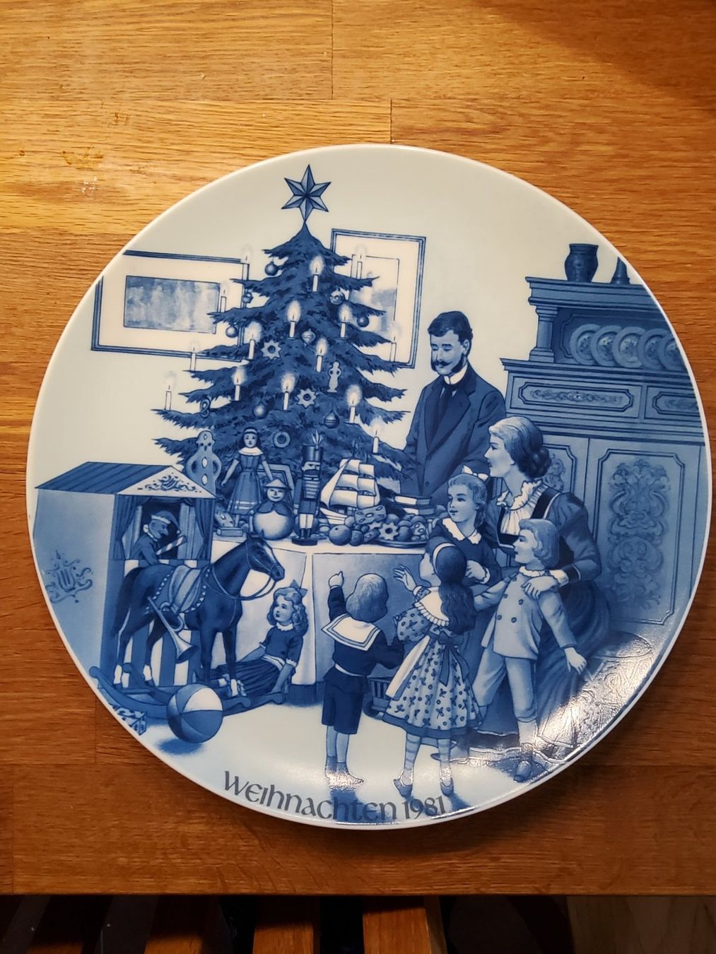 Piatti: Sammelteller Weihnachten 1981 "Jacobs Kaffee" – Usato da Bauma venduto da Sun1973