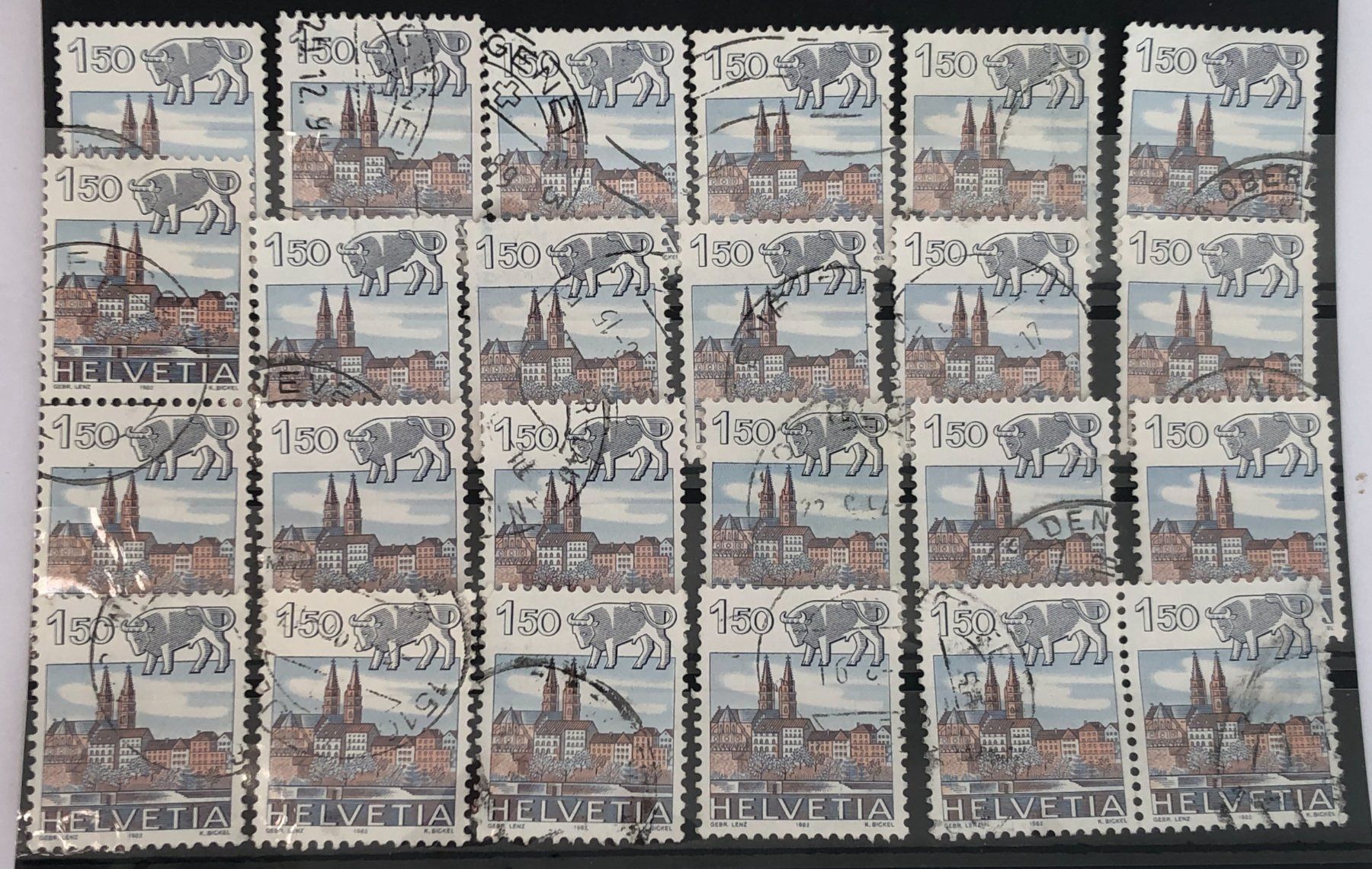 Tutti i francobolli: Nr.684 mit Stempel Einsteckkarte Voll – Usato da Aarau venduto da Billa007