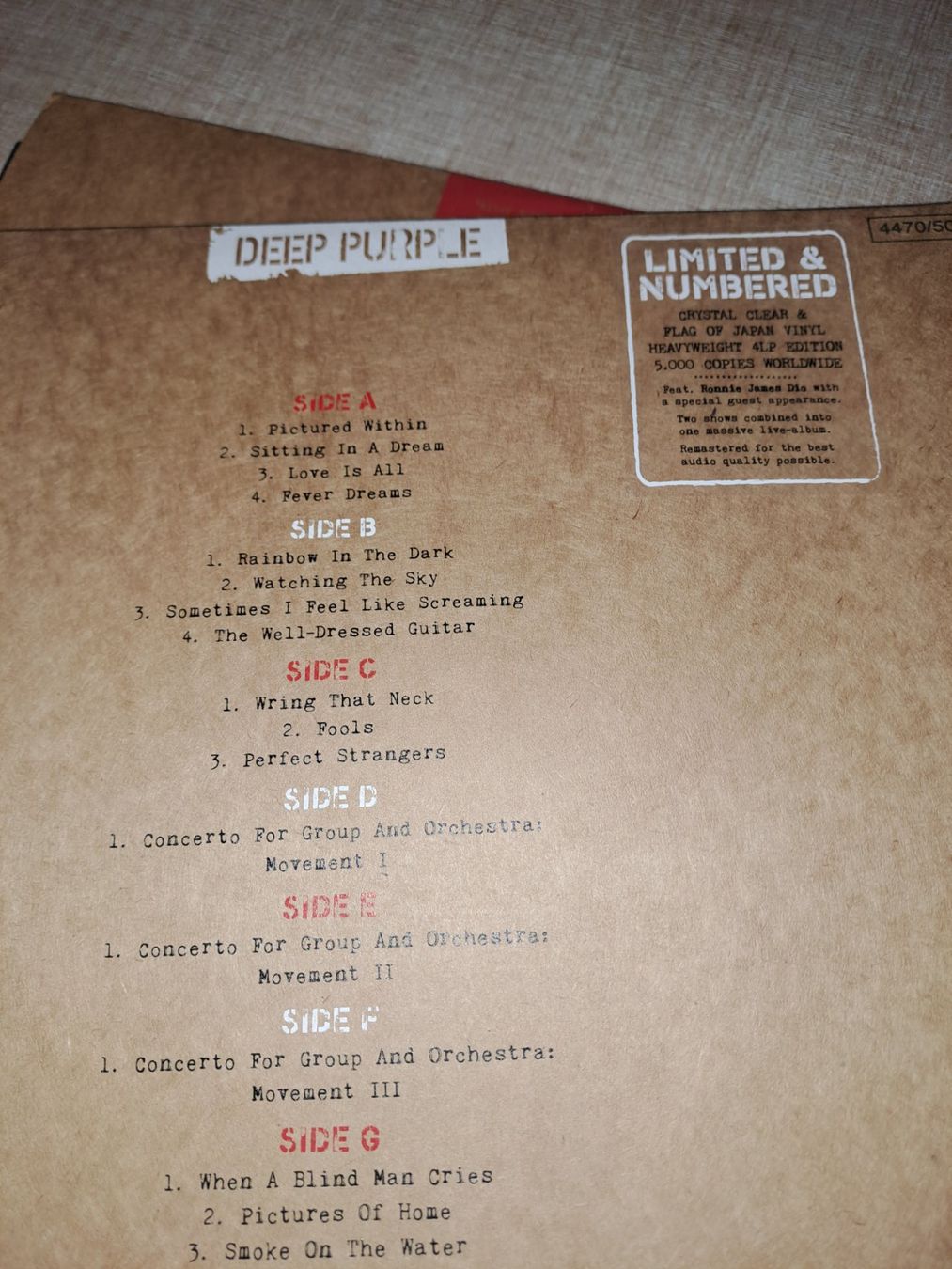 Dischi in vinile: Deep Purple 4 Limited Vinyl Alben – Nuovo (secondo la descrizione) da Bitsch venduto da jajo79076 9