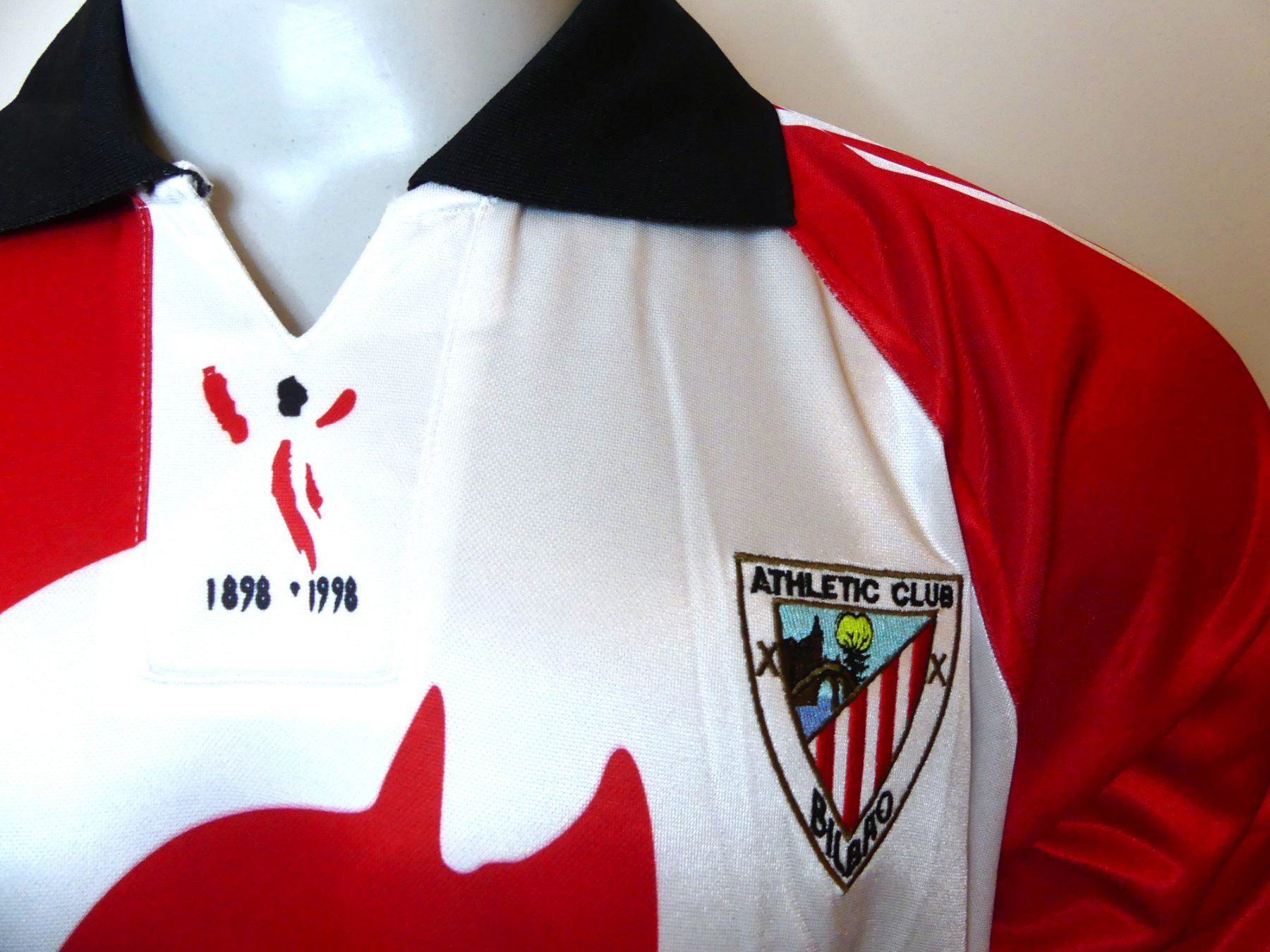 Kappa Canottiere & Pantaloni: Athletic Bilbao, 1997-1998, spécial centenaire, taille L – Usato da Bussigny venduto da Wear_Your_Football 2