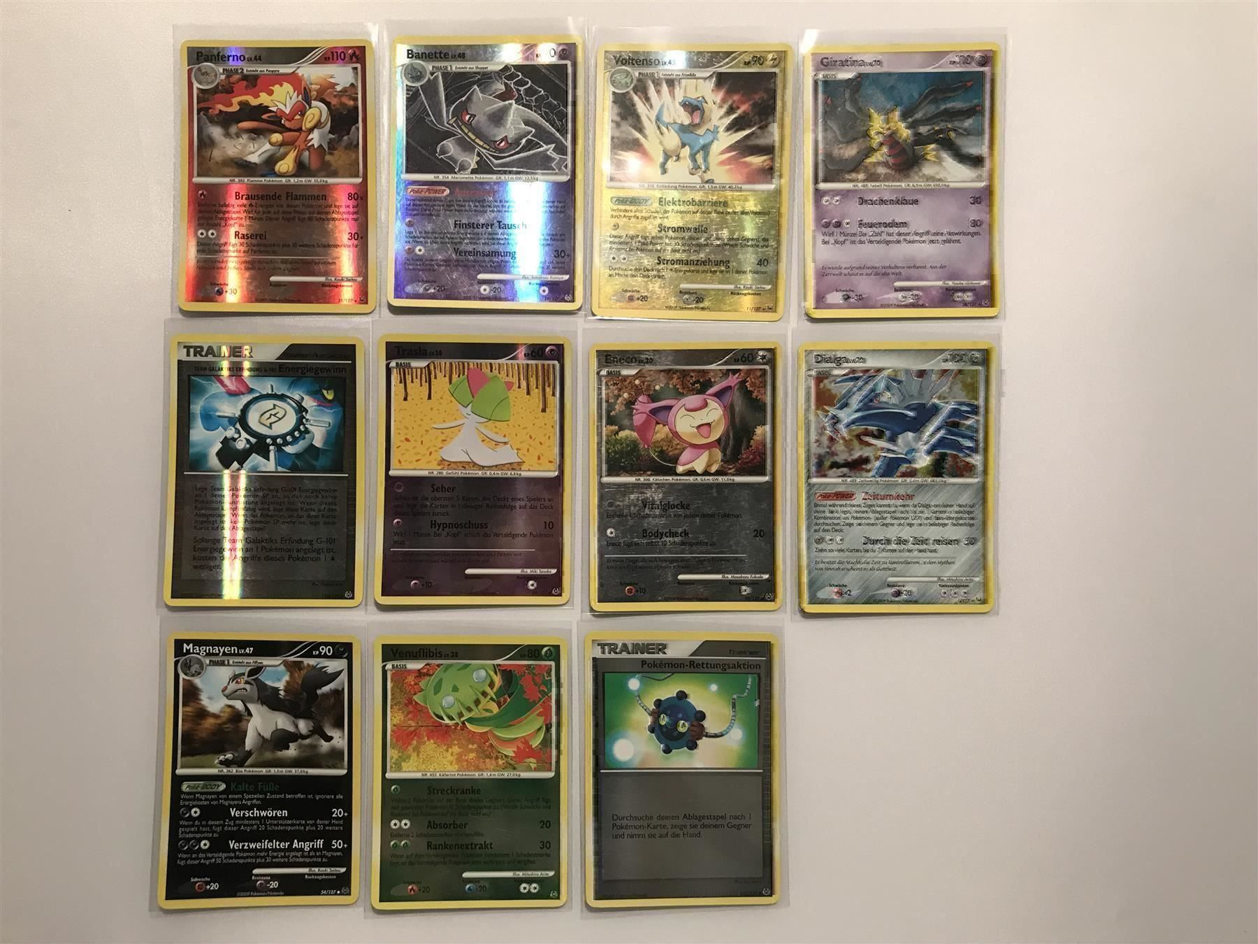 Pokémon Carte collezionabili: 11 Platinum Karten holo DE – Nuovo (secondo la descrizione) da Hagendorn venduto da Pokecollectorch