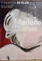 Plakat Fondation Beyeler 2015: Bild von Marlene Dumas