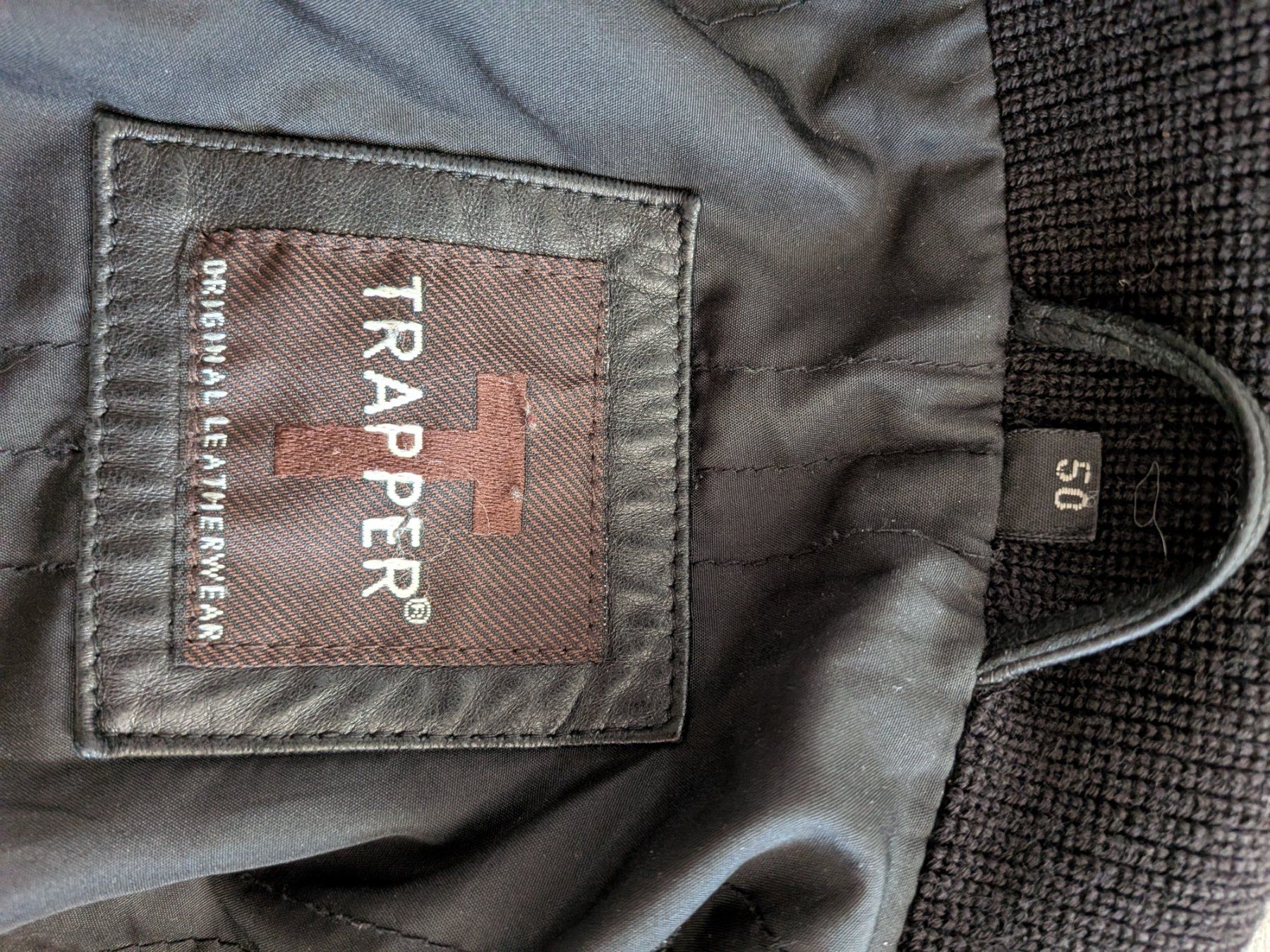 Jacken: Top Trapper Lederjacke, Grösse L, gebraucht, Winter 50 – Gebraucht aus Worblaufen von Beee75 2
