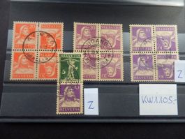 Top-KD im 4er Block K20,K19,K27z und Z17z KW.1105.- Top !!!