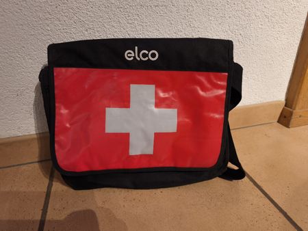 Elco Kuriertasche mit Schweizerkreuz Umhängetasche