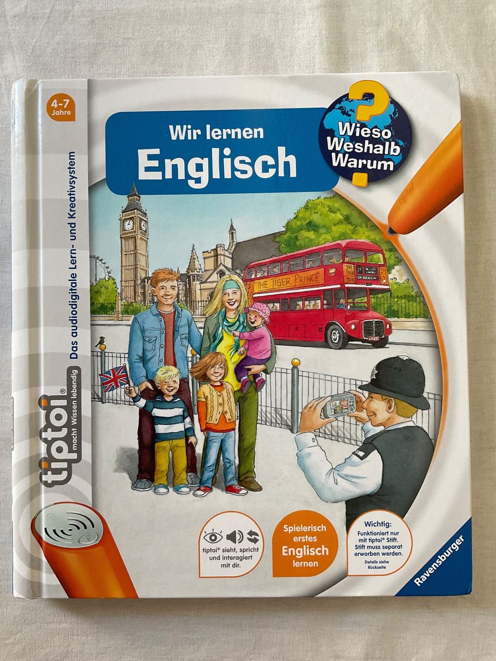Libri: Wir lernen Englisch Tiptoi Buch – Usato da Dinhard venduto da R.B.G23