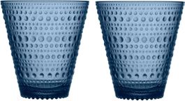 3 x Iittala Kastehelmi: seeblau 2 Becher 30cl