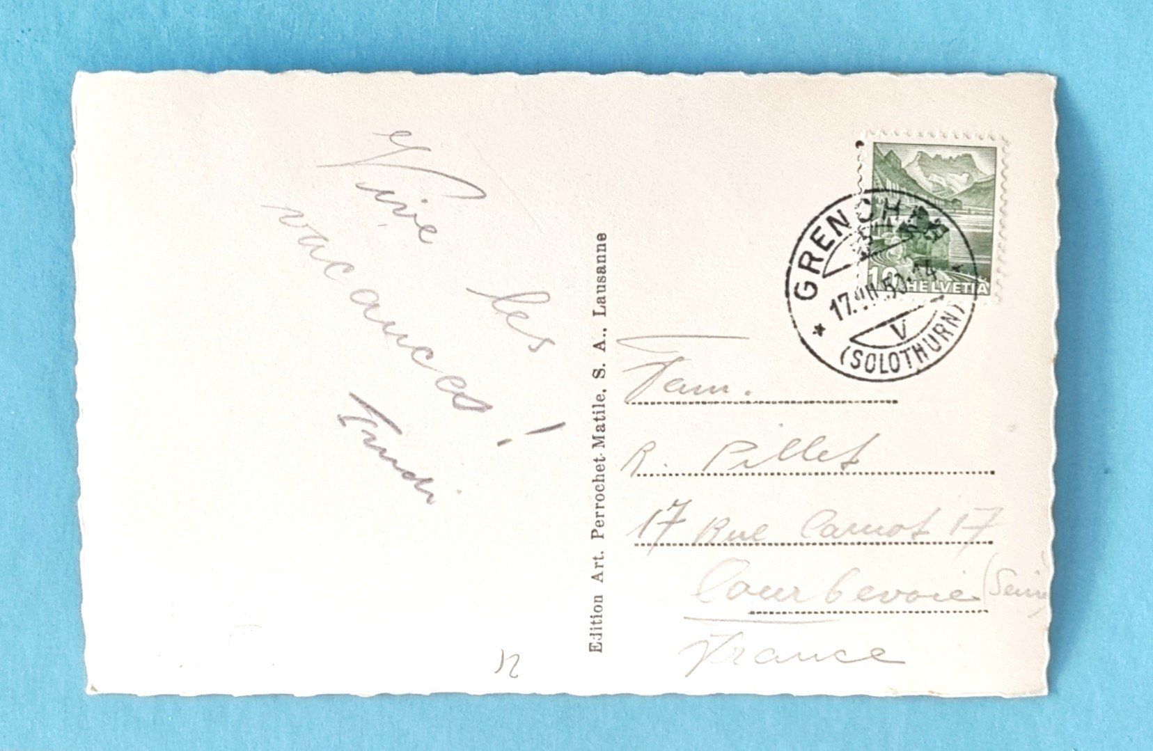 Cartes postales: Grenchen - Dorfpartie - 1950 – D'occasion à Rothrist par RROENK 1