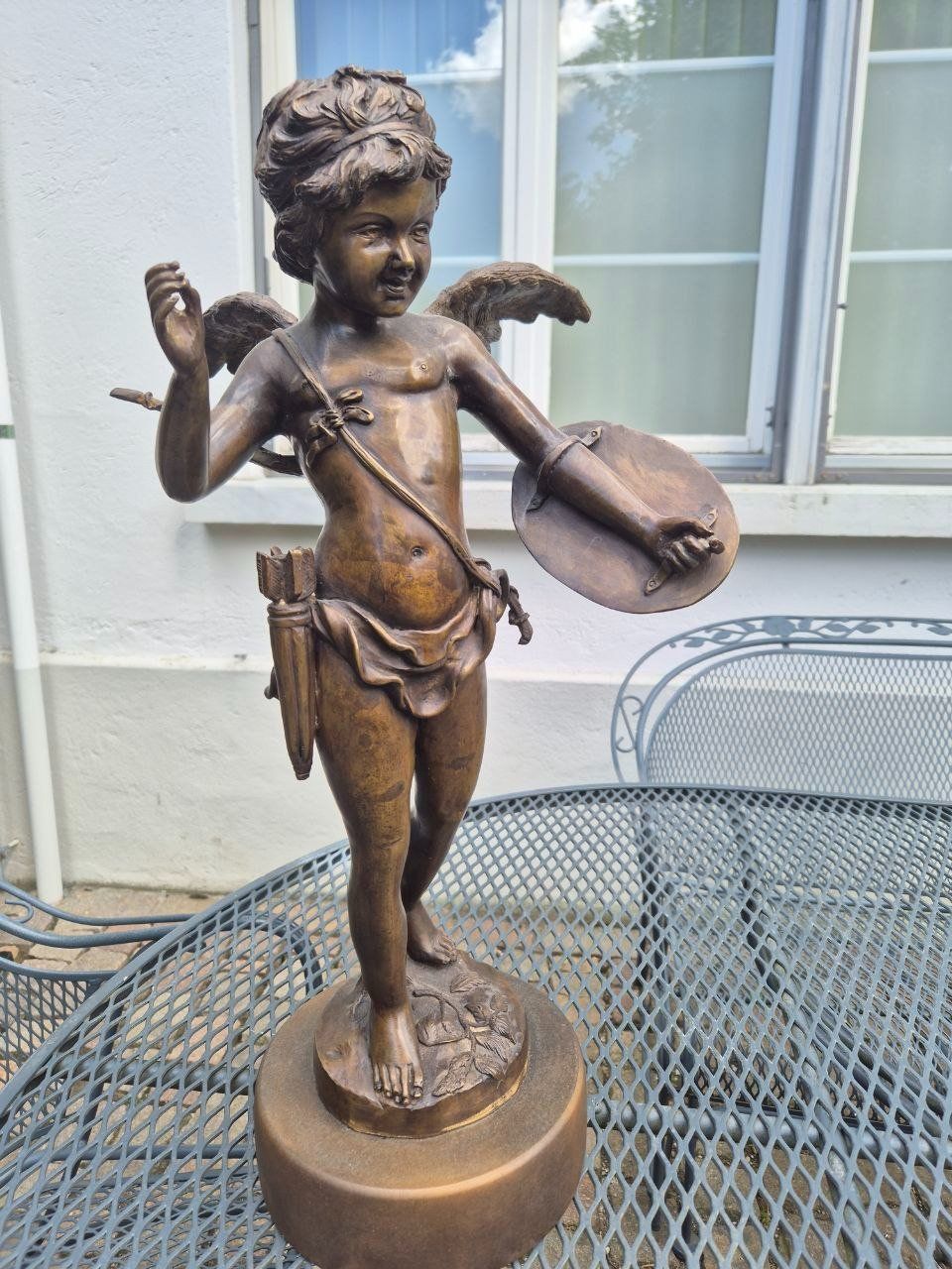 Skulpturen & Statuen: Antiker Bronze - Engel ca. 1880 - 1910 – Gebraucht aus Speicher von Ramtha1