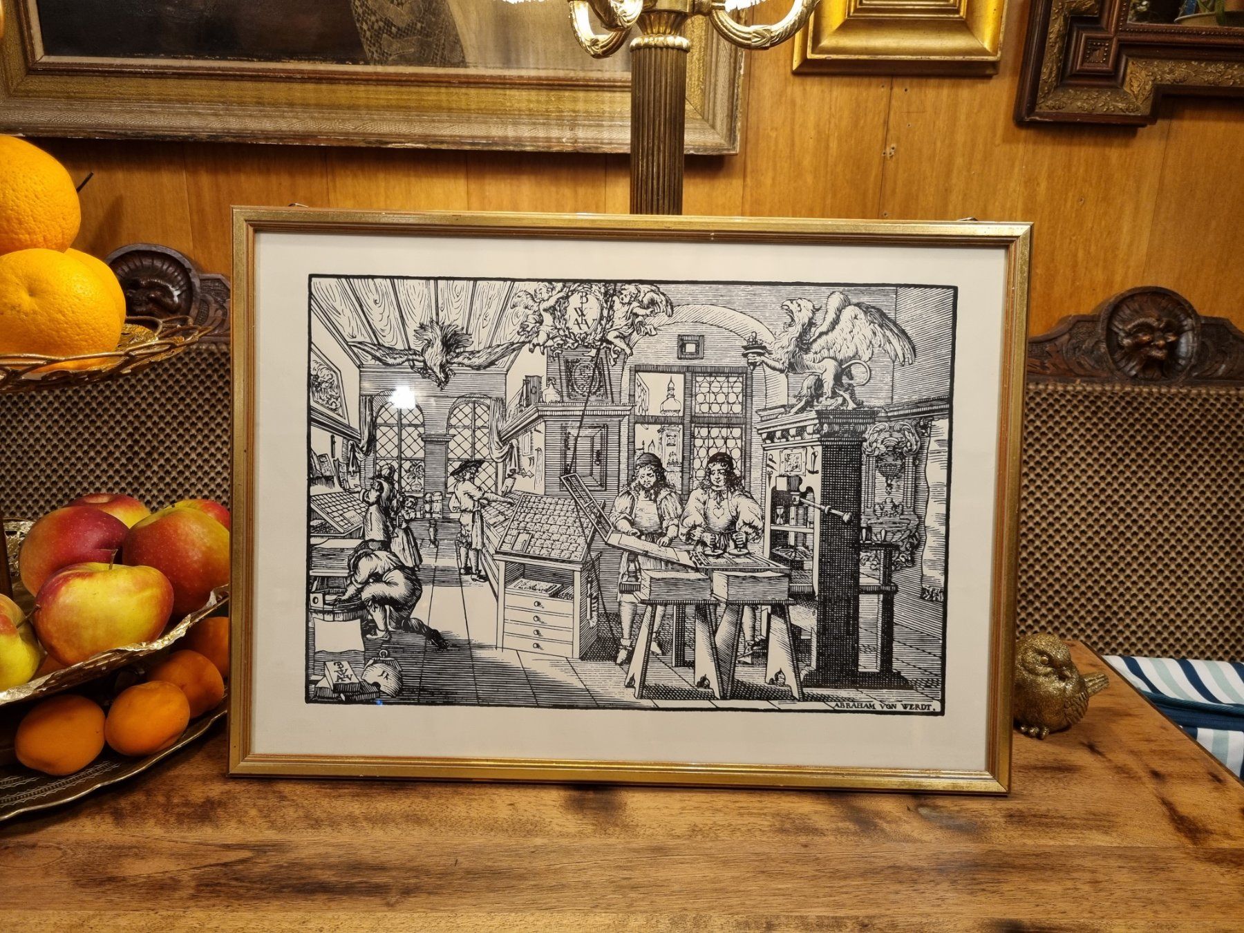 Foto & Immagini: Abraham van Werdt Druckerwerkstatt Kunstdruck – Usato da Scharnachtal venduto da devin03 2