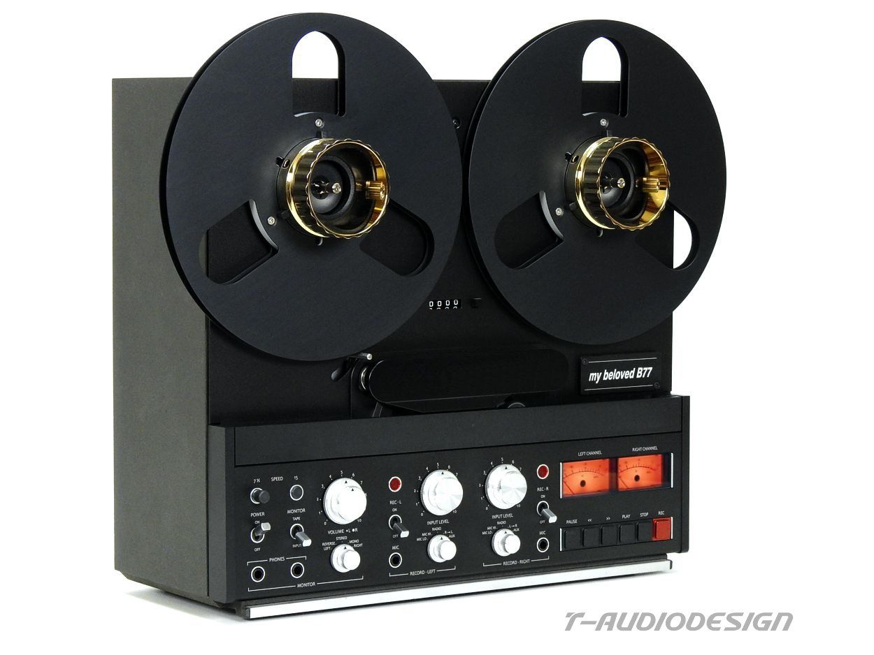 Revox Apparecchi a nastro: Workshop - ReVox B77 Design Umbau schwarz... – Nuovo (secondo la descrizione) da Lohn-Ammannsegg venduto da Techtrading-GmbH 2
