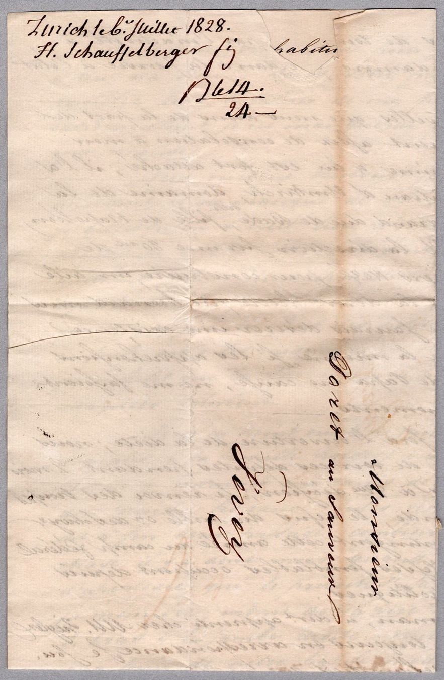 Tutti i francobolli: Vorphilatelie  Zürich 1828 – Usato da Vilters venduto da Jere3943 1