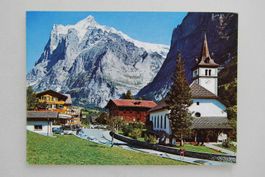 AK Grindelwald mit Wetterhorn