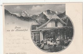 Heimwehfluh-Karte Restaurant gel.1902-Bahnpost-Balkenstempel