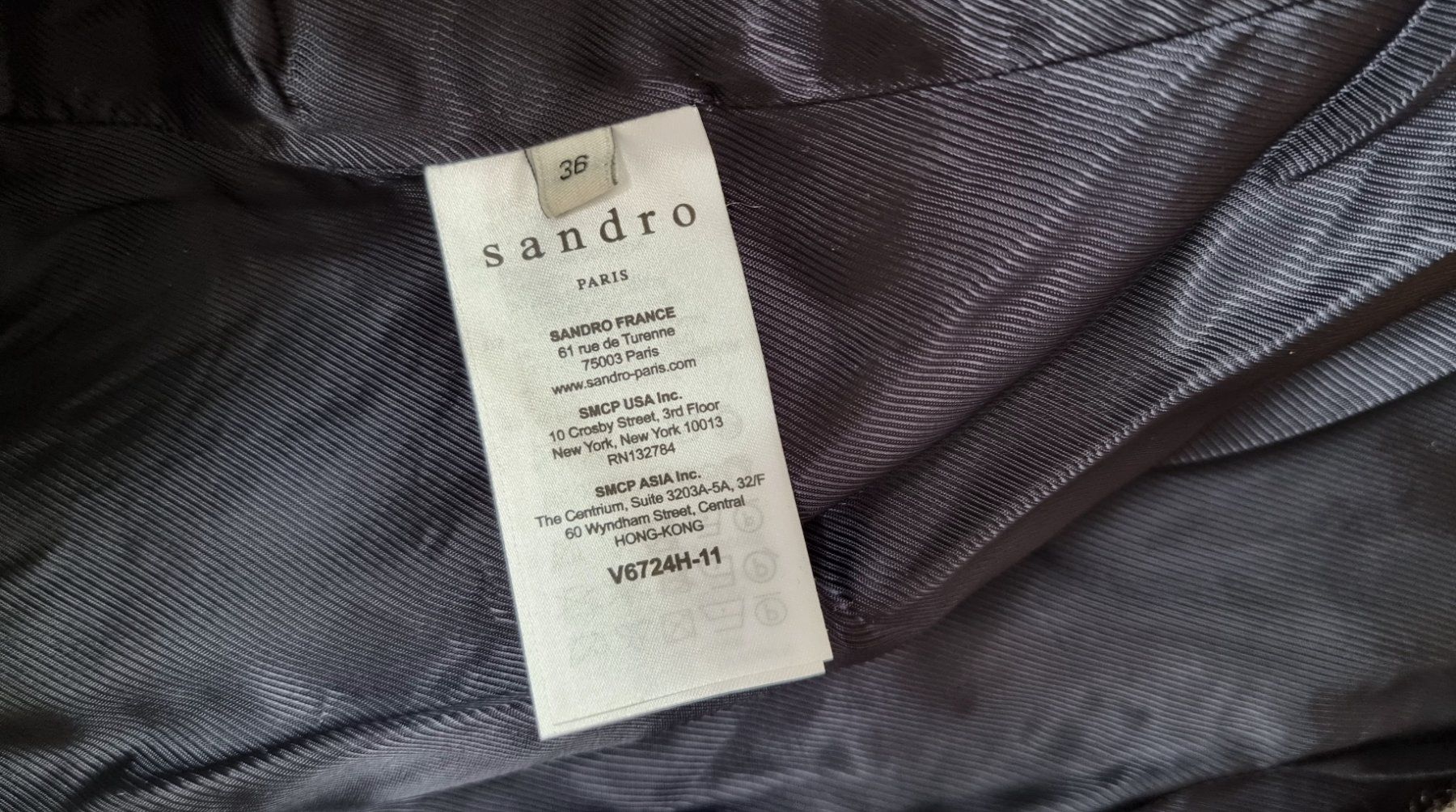 Sandro Jacken: Sandro Paris Blazer / kurze Jacke Houndstooth Tweed Gr. 36 – Neu (gemäss Beschreibung) aus Münchenstein von kittybox 8