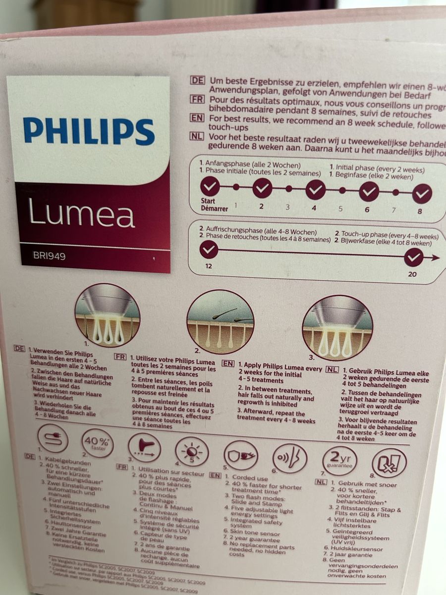 Philips Epiliergeräte: Philips Lumea Lasergerät – Neu (gemäss Beschreibung) aus Henau von terrible 3