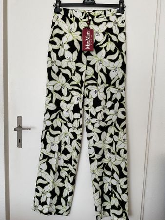 Max Mara tolle Hose Gr 40 ecrue NEU mit Kaufetikette NP 280