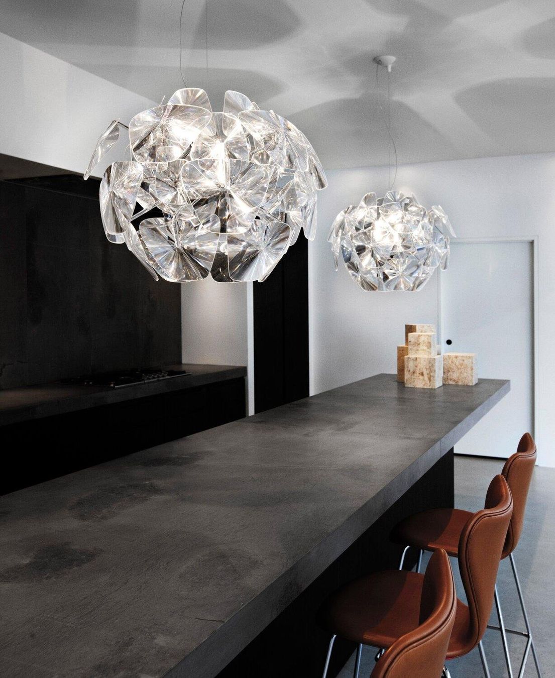 Luceplan Lampadari & plafoniere: Luceplan Pendelleuchte Hope D66/12 transparent Polykarbonat – Nuovo e nell'imballaggio originale da Kaiserstuhl AG venduto da gmt2