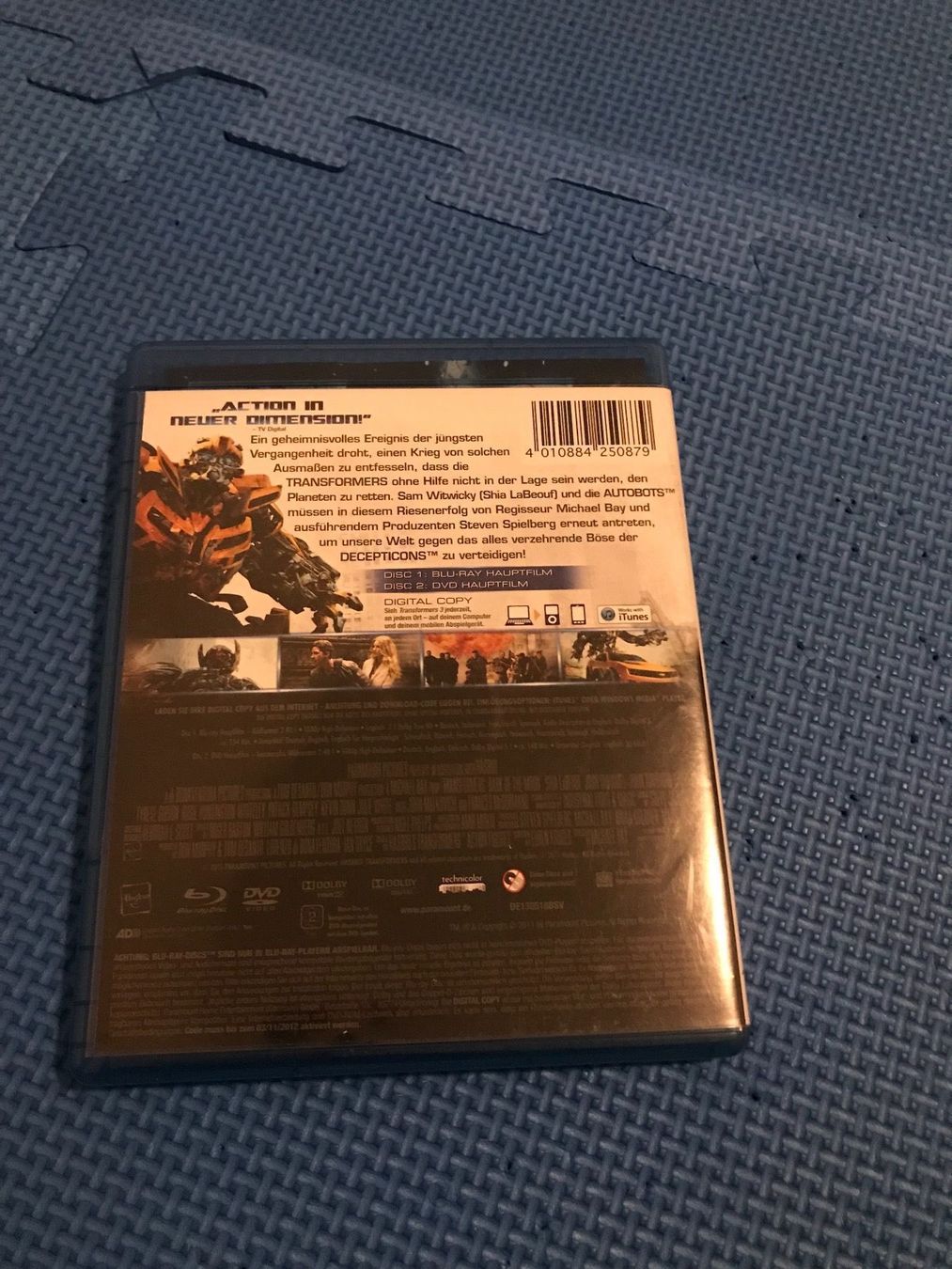 Tutti i DVDs: Transformers 3 Blueray deutsch – Usato da Gossau SG venduto da schlitzerdemon 2