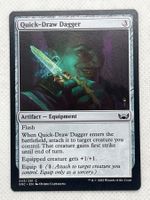 Seltene Magic Karte "Quick-Draw Dagger" aus SNC