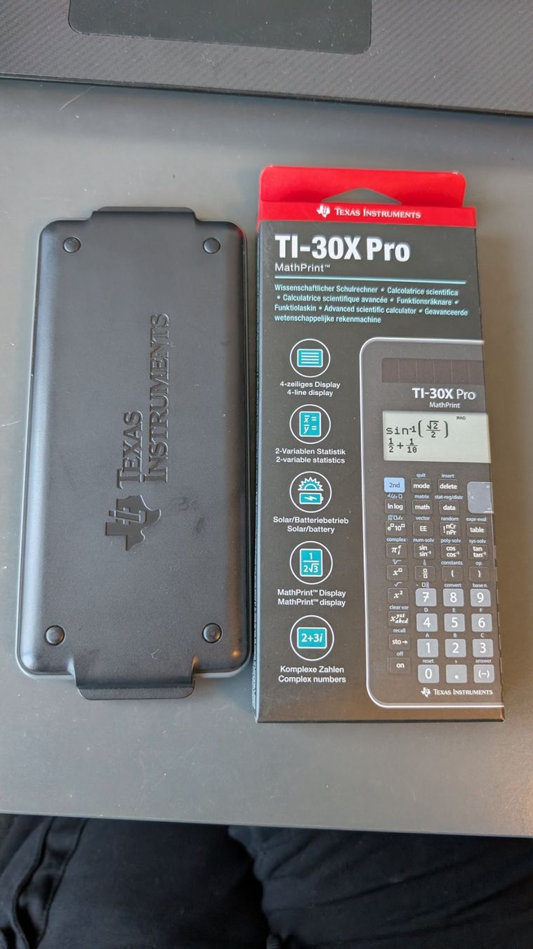 Texas Instruments Taschenrechner: Taschenrechner TI-30X Pro – Neu (gemäss Beschreibung) aus Winterthur von reb_sf9t