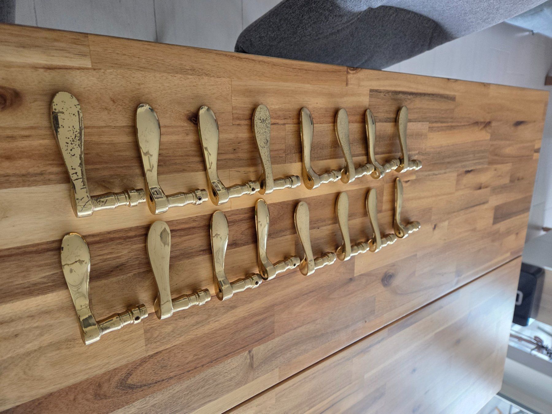 Ferramenta: 8x Türdrücker & Schild / Türgarnitur – Usato da Neuenhof venduto da Lilaloki 8