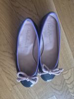 Pretty Ballerinas Navy Patent Leather Flats - Size 37