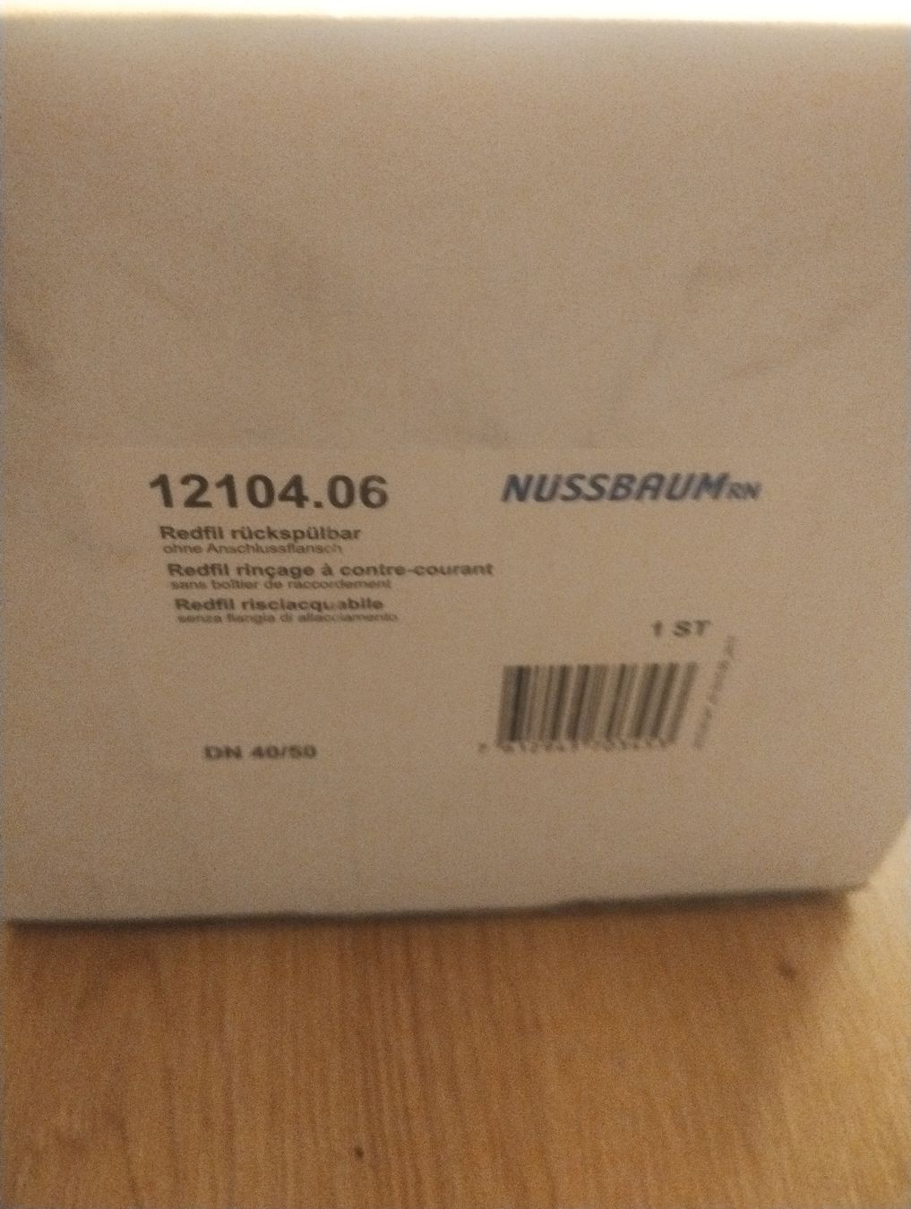 Sanitär: Nussbaum Redfil DRV mit Rückspülbarem Filter DN40/50 – Neu und originalverpackt aus Wasterkingen von xamax1 1