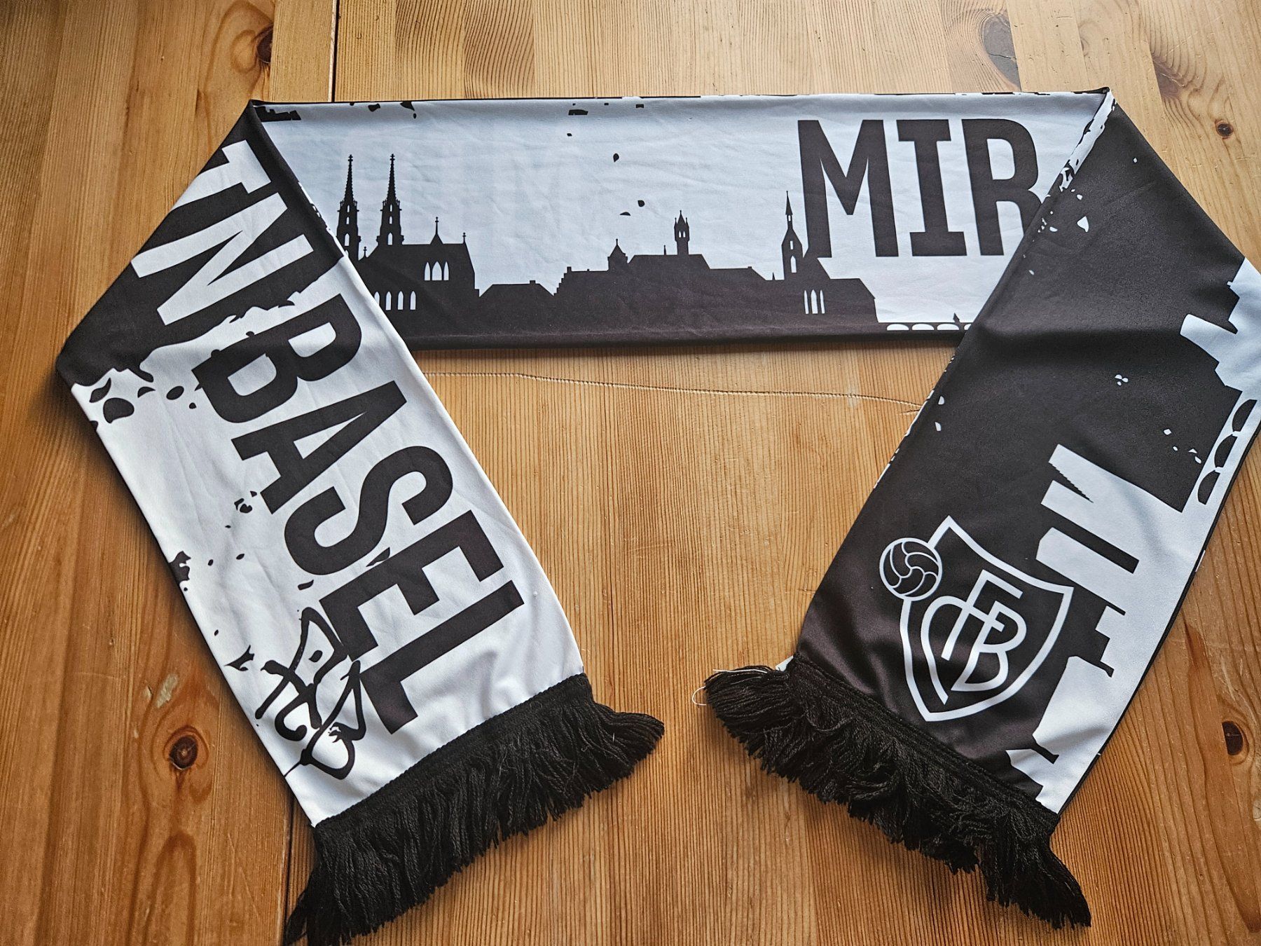 Foulard & Sciarpe: FC Basel Fan Schal MIR SIN BASEL FCB – Usato da Hägglingen venduto da United-Village-Trade 2