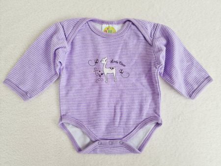 Baby Girl Body Gr. 62/68 Violette 100% Baumwolle