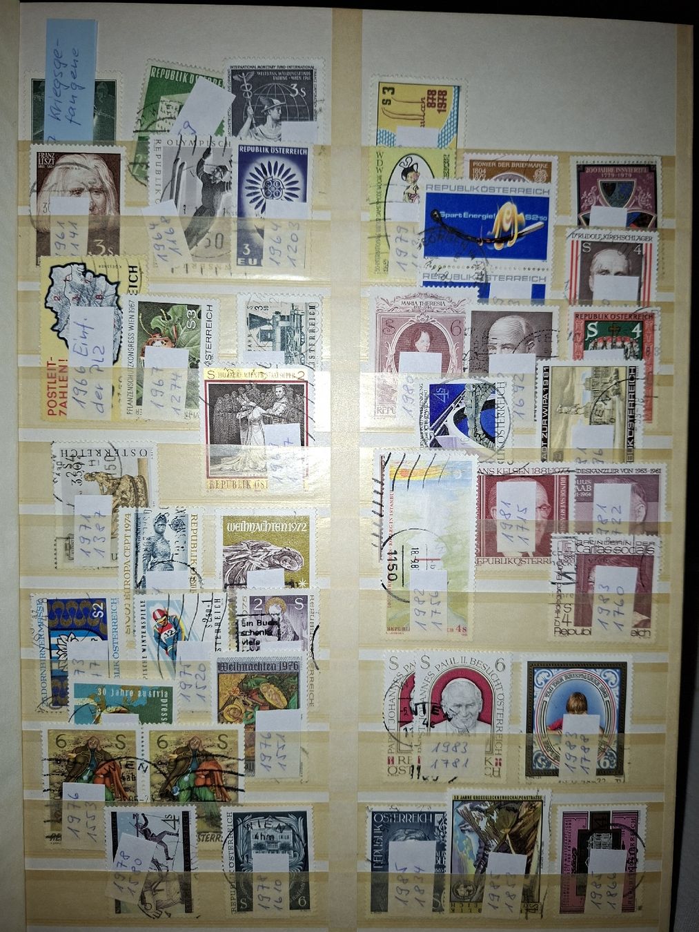 Tutti i francobolli: Briefmarkensammlung Österreich  – Usato da Balgach venduto da SIMEON27 9