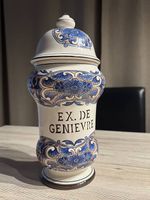 Vintage St. Clement Apothekergefäss "Ex. de Genievre"
