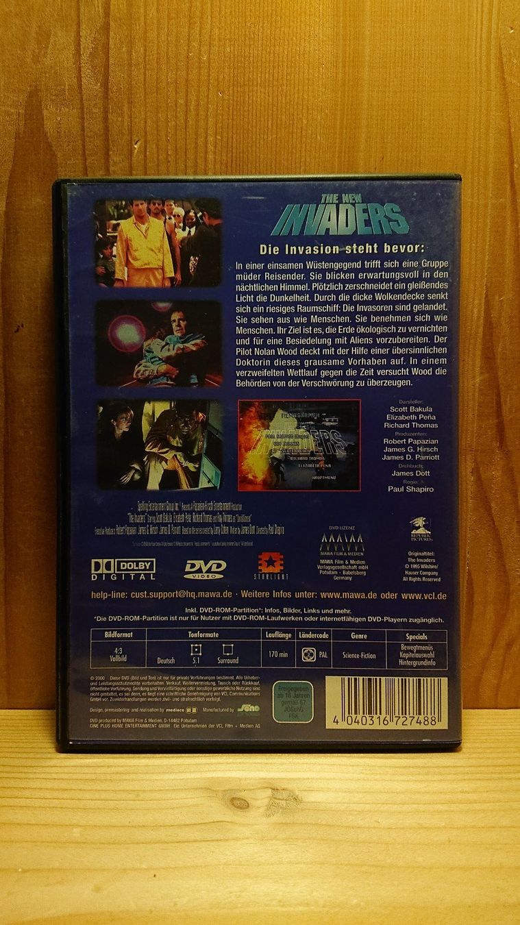 Alle DVDs: THE NEW INVADERS DVD mit Scott Bakula – Gebraucht aus Wilderswil von Exebub 1