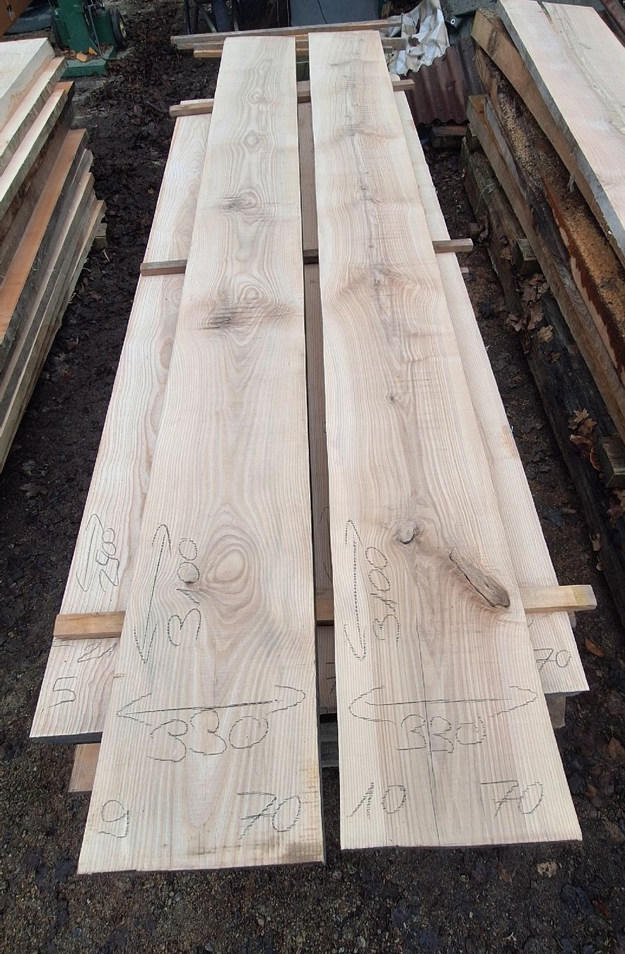 Holzartikel: Eschenbretter 70mm, 2 Stück – Neu (gemäss Beschreibung) aus Waldkirch von bauprofi87
