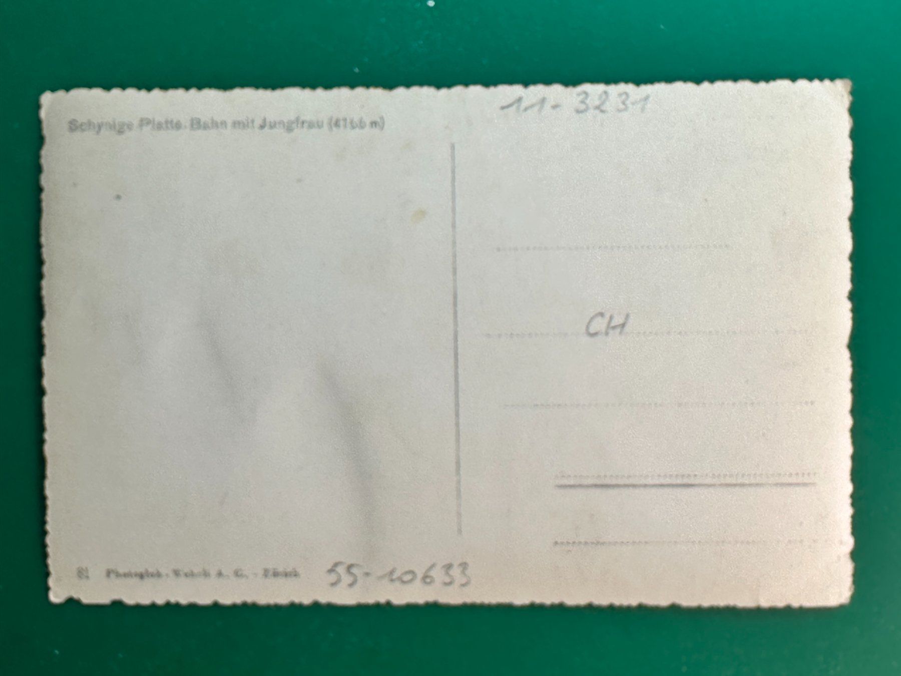 Cartoline postali: Schnyige Platte - Bahn – Usato da Steg VS venduto da _vinci_ 1