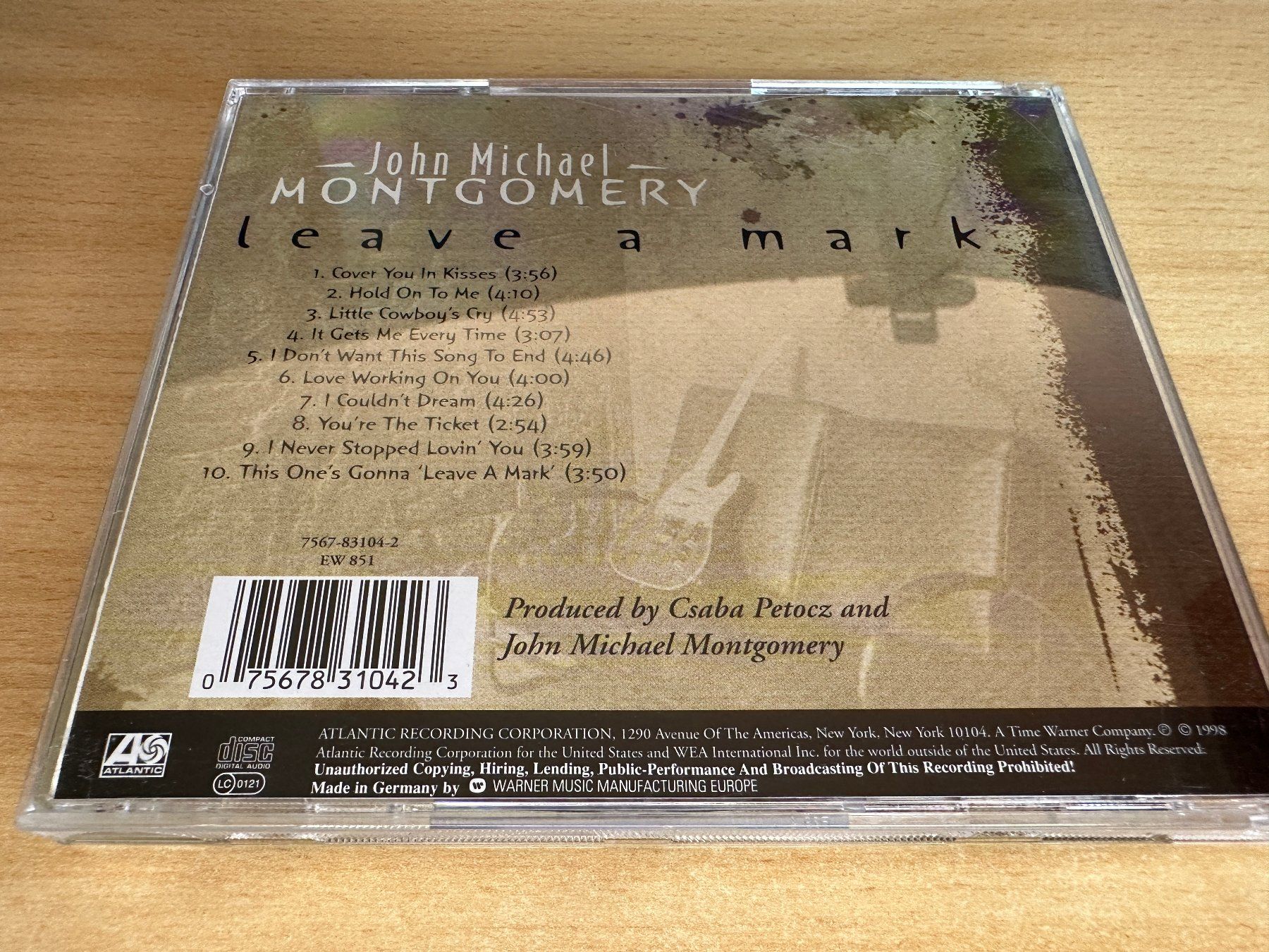 CD: John Michael Montgomery – Leave A Mark – Usato da Rikon im Tösstal venduto da Alpenmutz 1