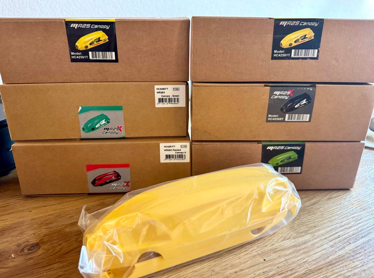 Align Modellismo RC: 6x  Canopy Drone Align MR25 – Nuovo e nell'imballaggio originale da Trélex venduto da Arnaudyak