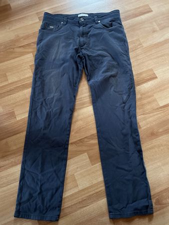 Bugatti Herren Stoffhose Dunkelblau einf. Bundweite 33cm