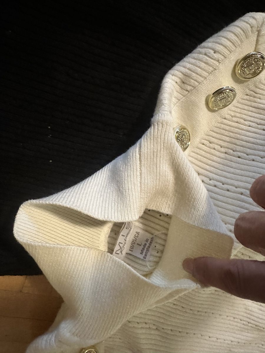 Maglioni & Felpe: 2 Strickpullover kurzarm schwarz weiss Grösse L neuwertig – Nuovo (secondo la descrizione) da Basel venduto da lucyia 1