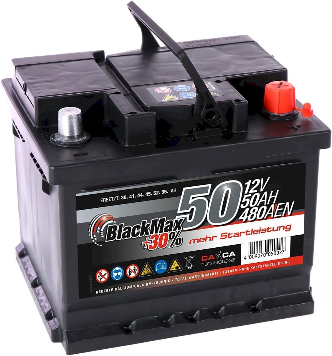 Batterien: BlackMax Autobatterie 12V 50Ah – Neu und originalverpackt aus Bottighofen von zaap 2