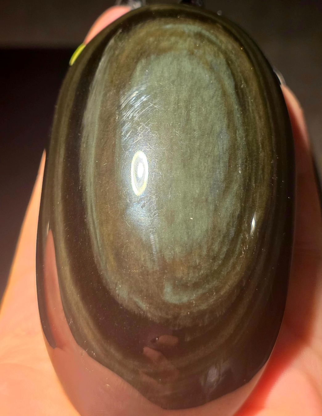 Mineralien & Heilsteine: Regenbogen Obsidian Handschmeichler 260g – Neu und originalverpackt aus Matzingen von Shay_Crystalz 1