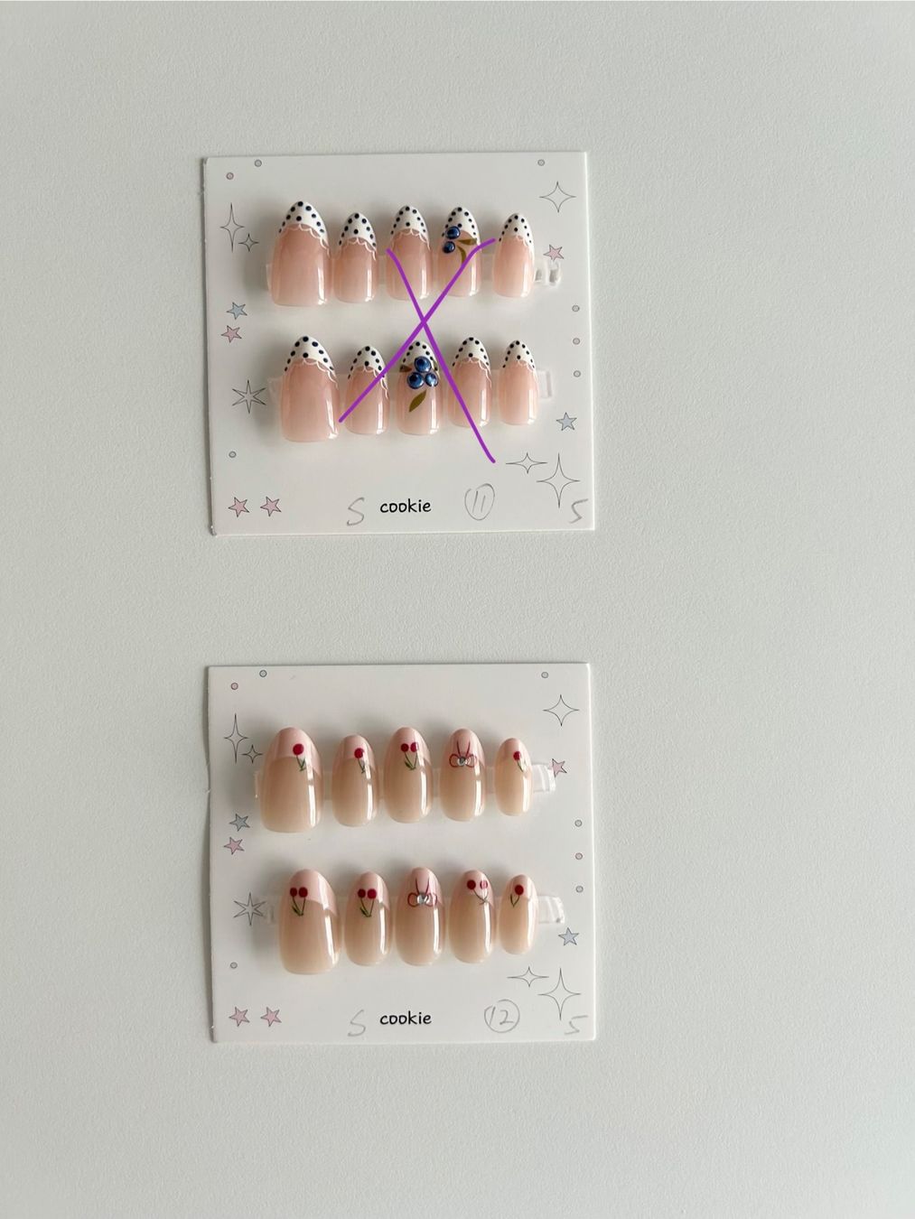 Unghie finte: Press-on nail  - New - size S – Nuovo (secondo la descrizione) da Basel venduto da lau_982w 3