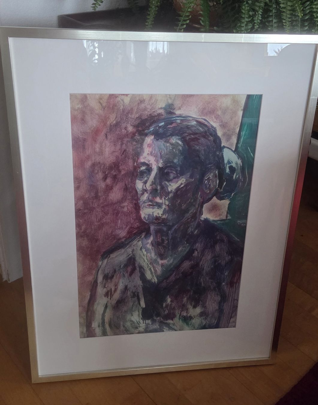 Gemälde: Expressionistisches Porträt einer Frau – Gebraucht aus Rehetobel von hobirot01 8