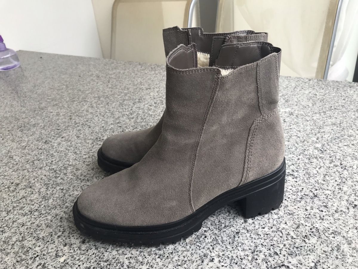 Gabor Damenschuhe: Wildleder Stiefel – Gebraucht aus Burgdorf von Judilie 1