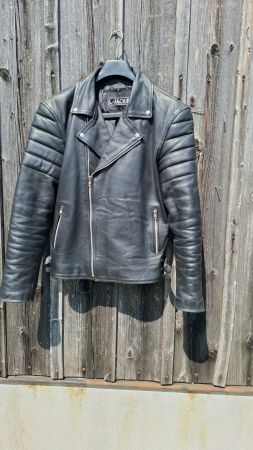 L-Jack Lederjacke schwarz Grösse m guter Zustand